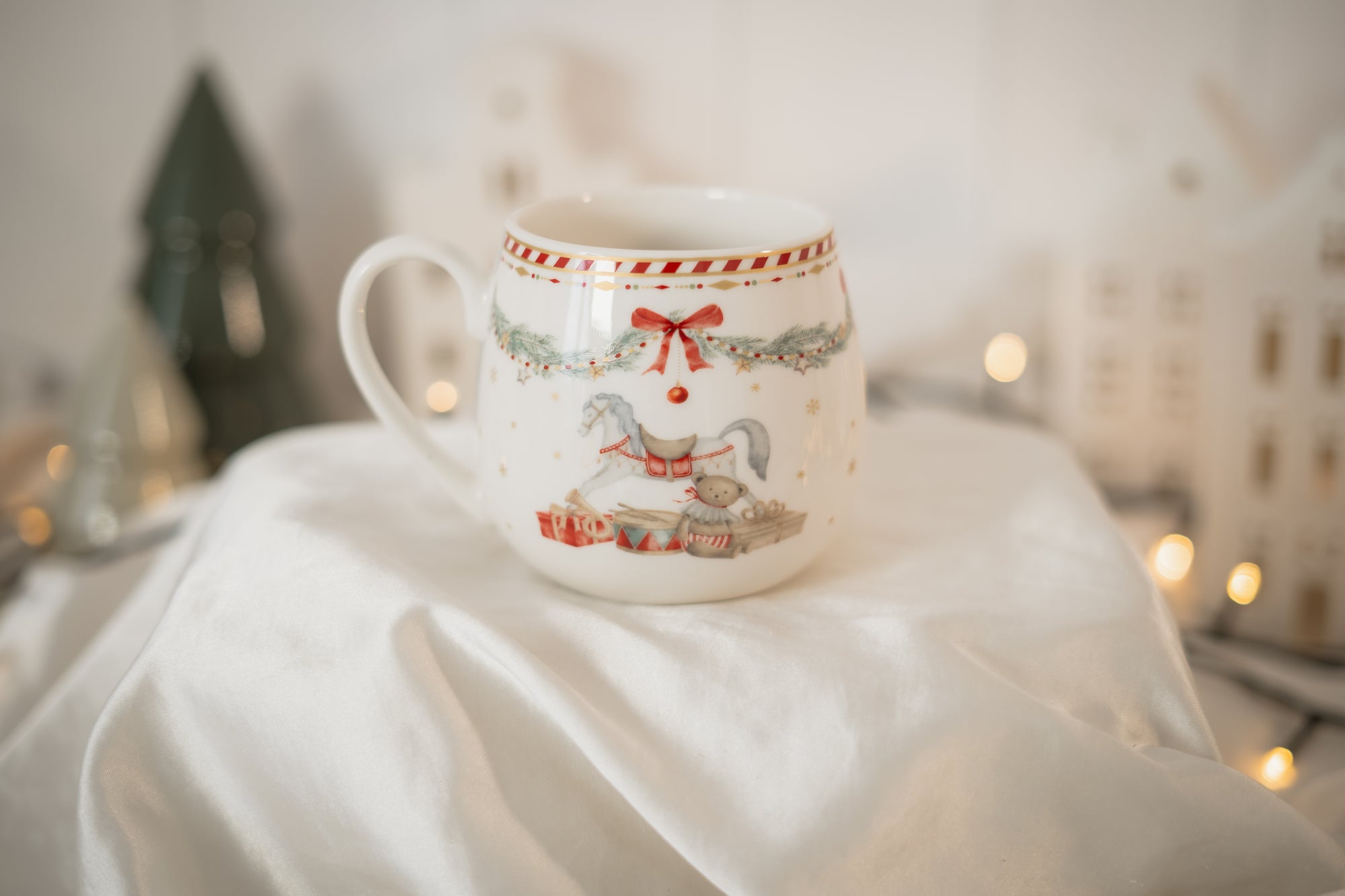 Mug « Christmas Horse »  | Vintage Christmas