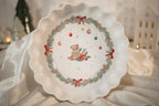 Plat à tarte "Bear" | Vintage Christmas