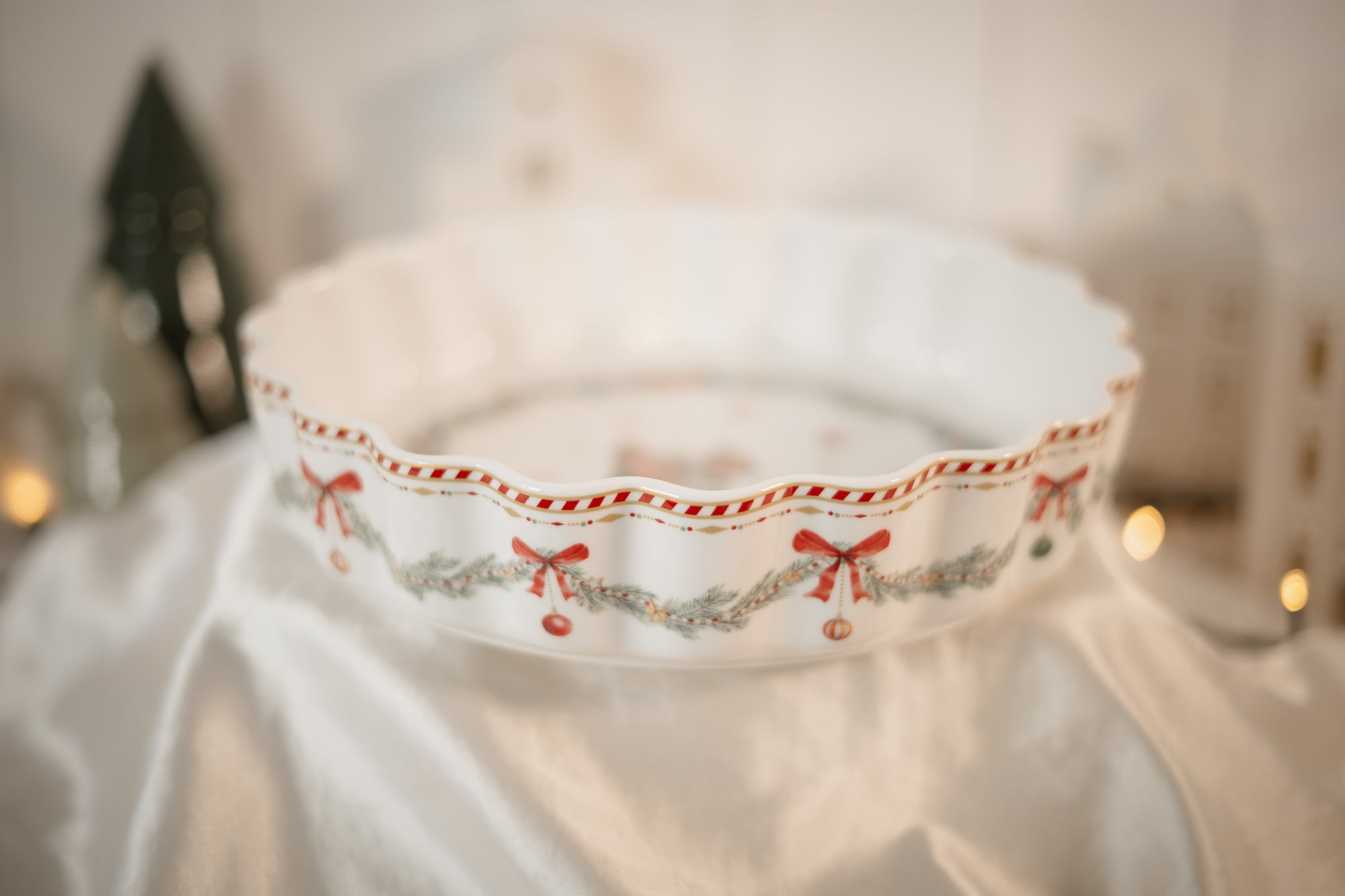 Plat à tarte "Bear" | Vintage Christmas