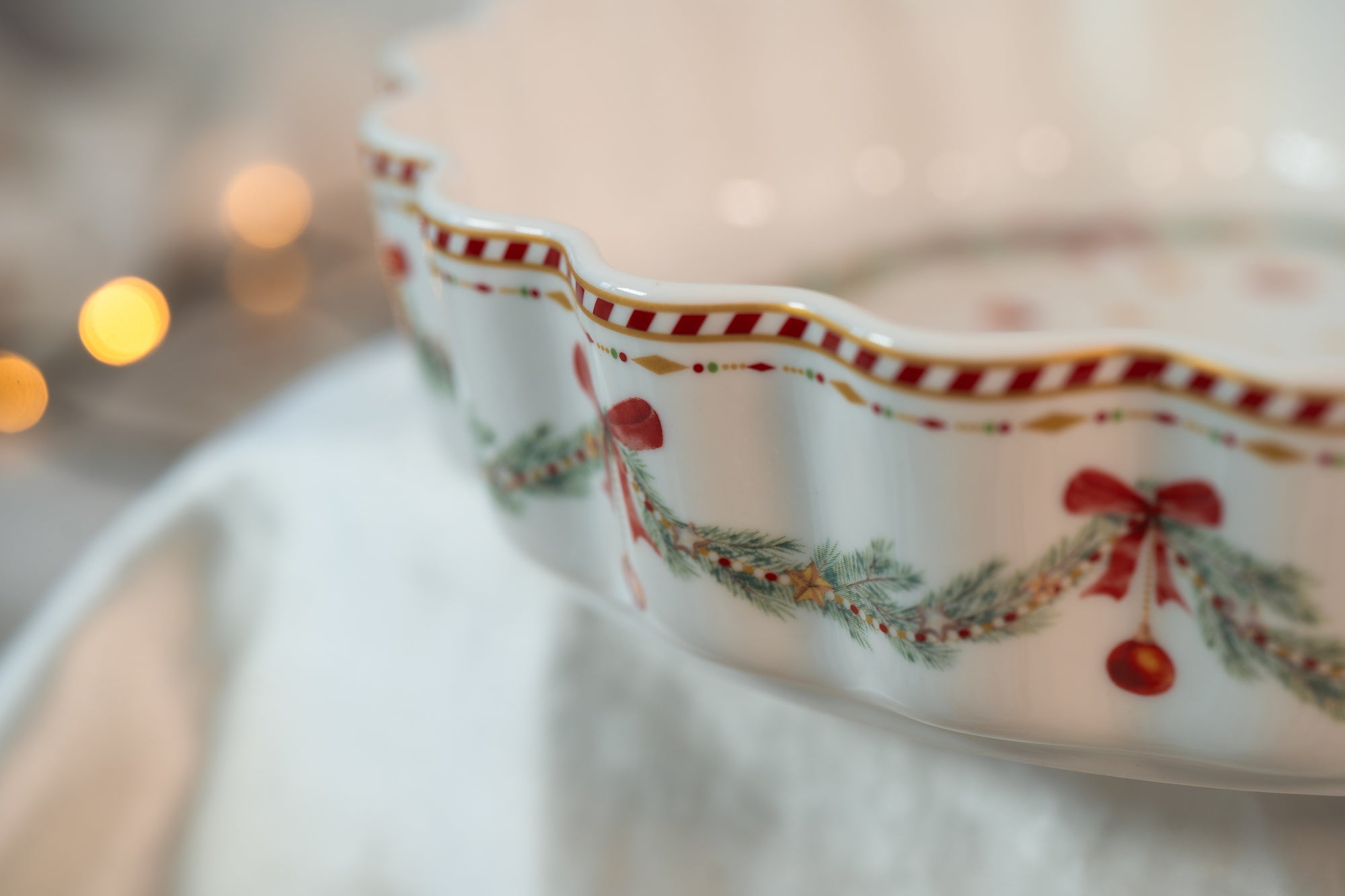 Plat à tarte "Bear" | Vintage Christmas