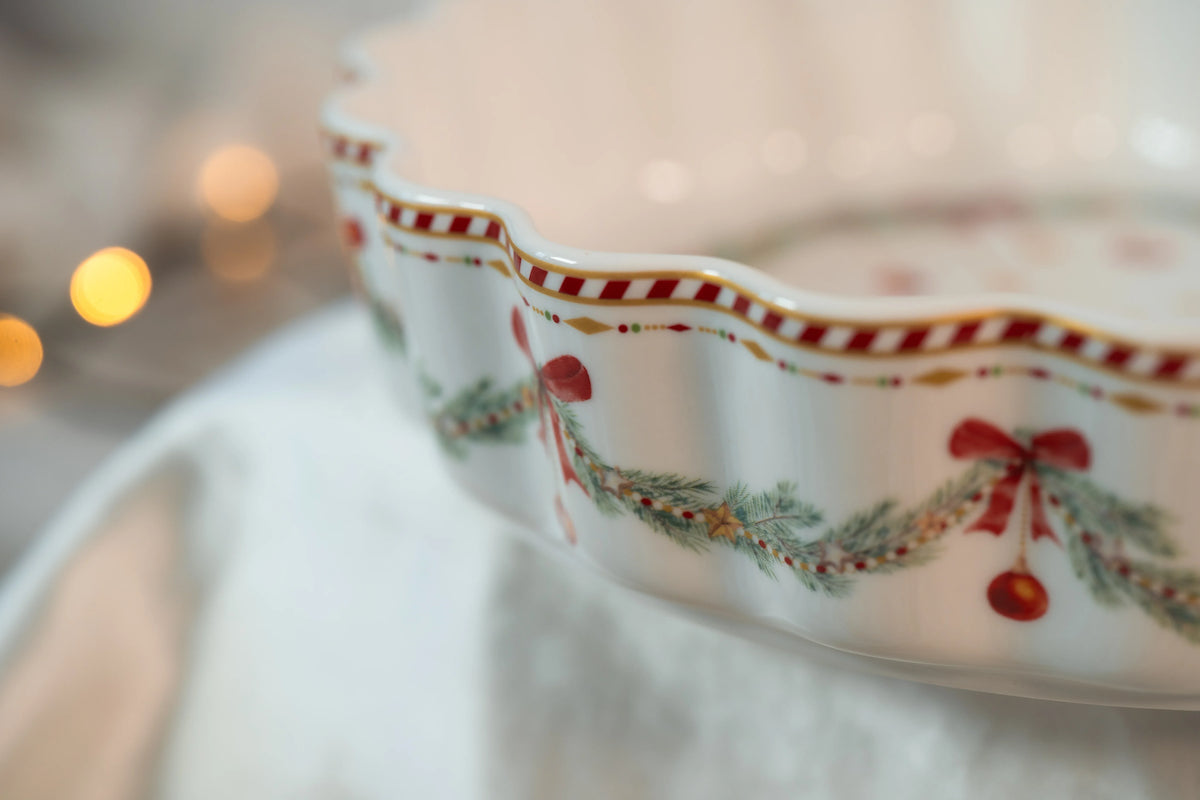 Plat à tarte "Bear" | Vintage Christmas