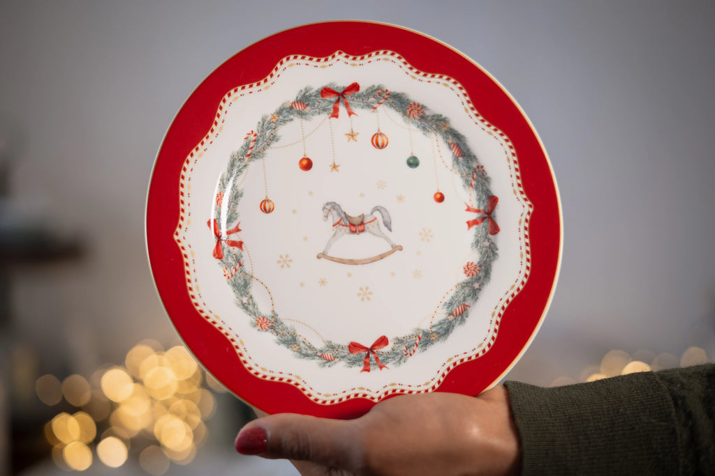 Assiette à dessert "Cosy" | Vintage Christmas