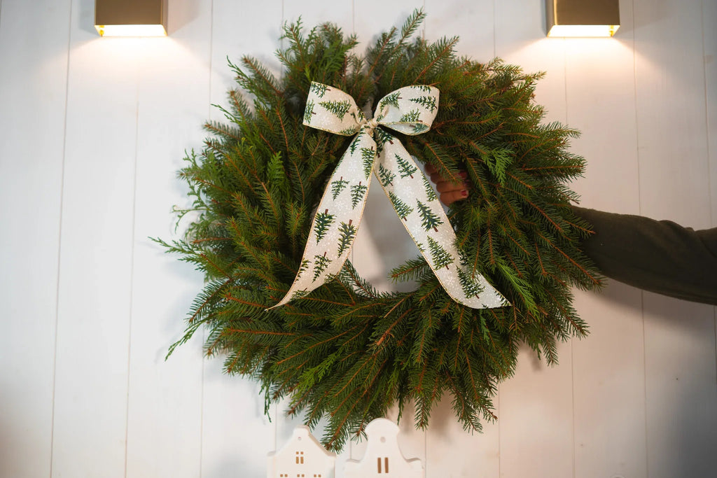 Couronne d'hiver | Faite mains