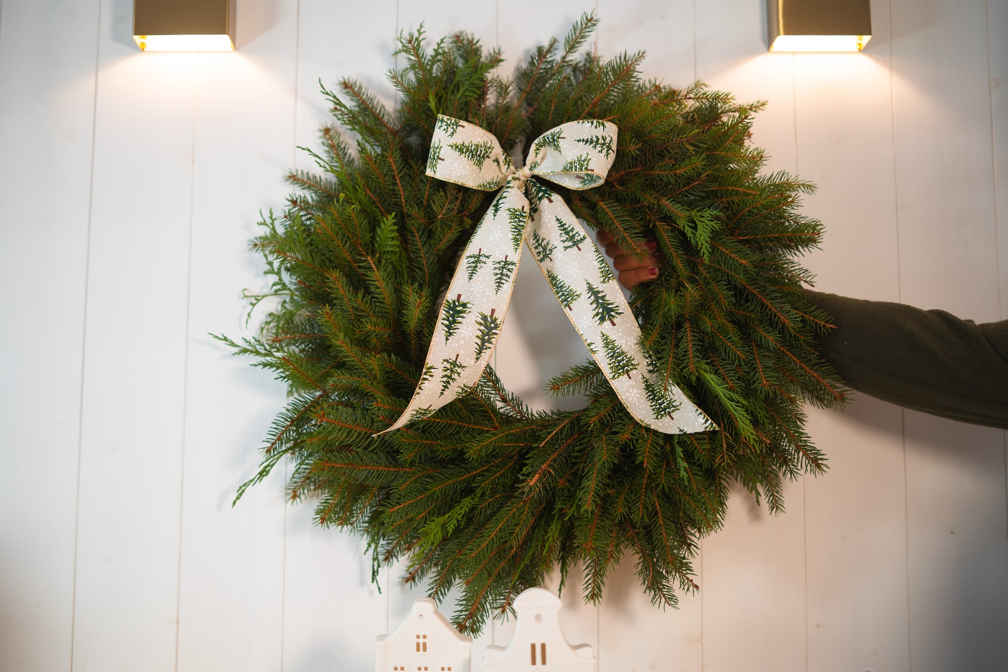 Couronne d'hiver | Faite mains