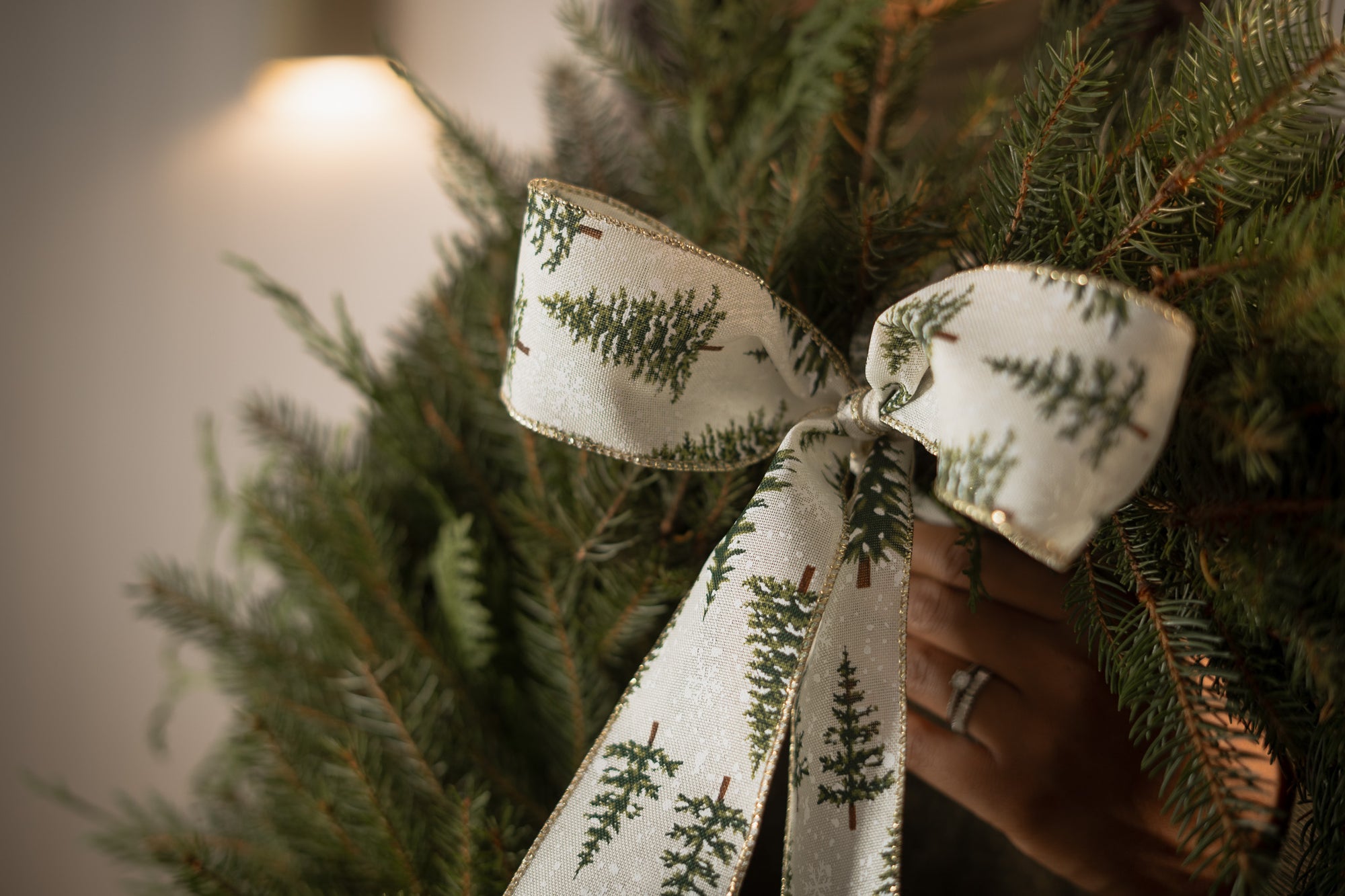 Couronne d'hiver | Faite mains