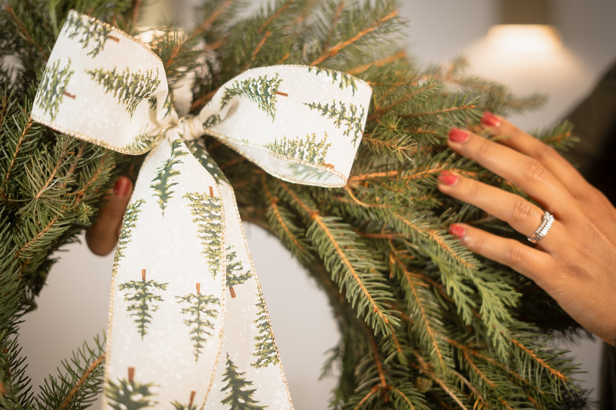 Couronne d'hiver | Faite mains