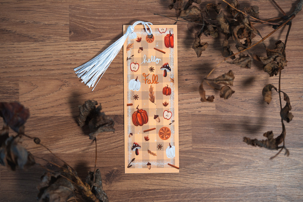Marque page "Hello fall"