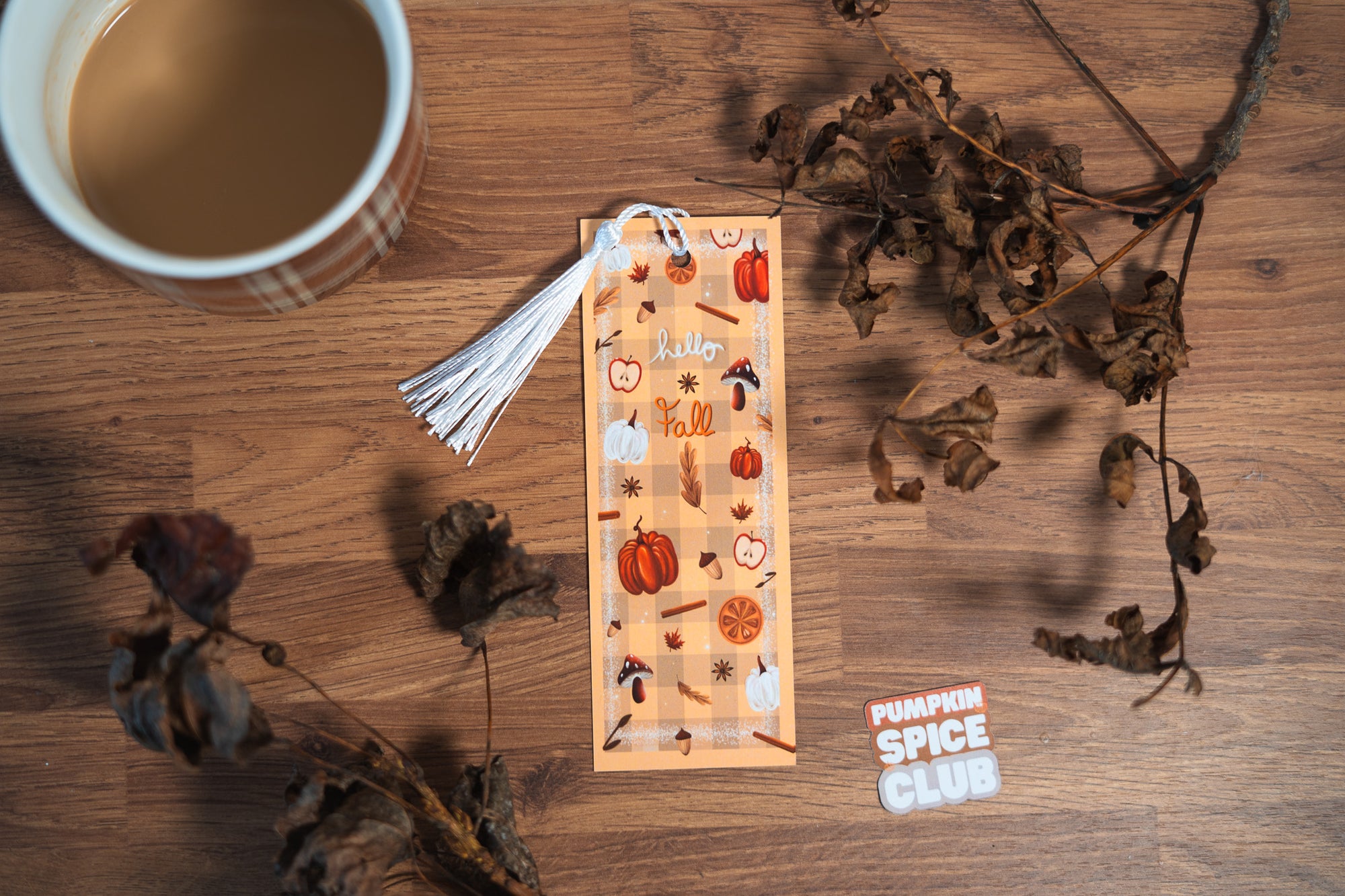 Marque page "Hello fall"