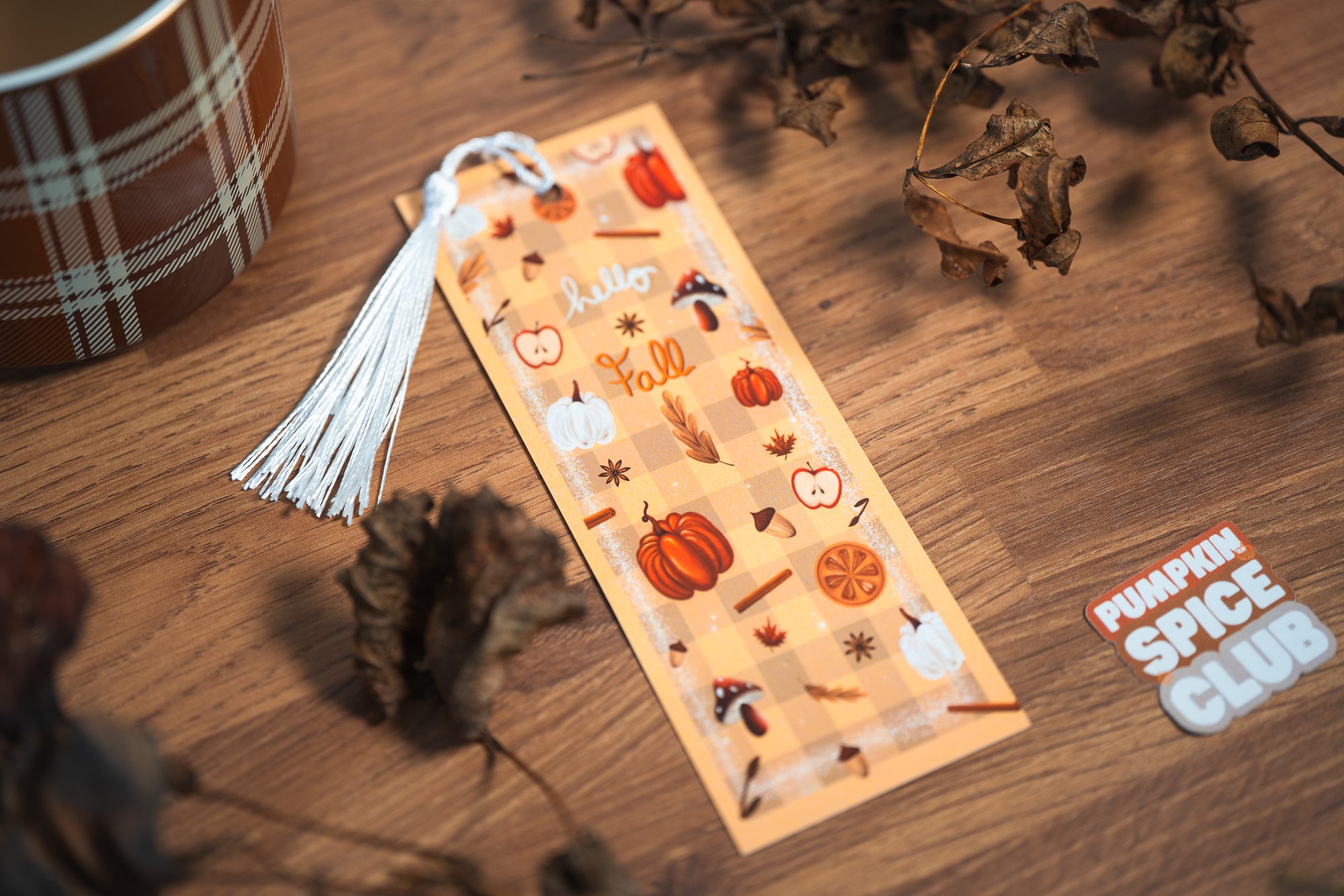 Marque page "Hello fall"