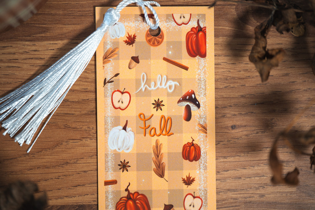 Marque page "Hello fall"