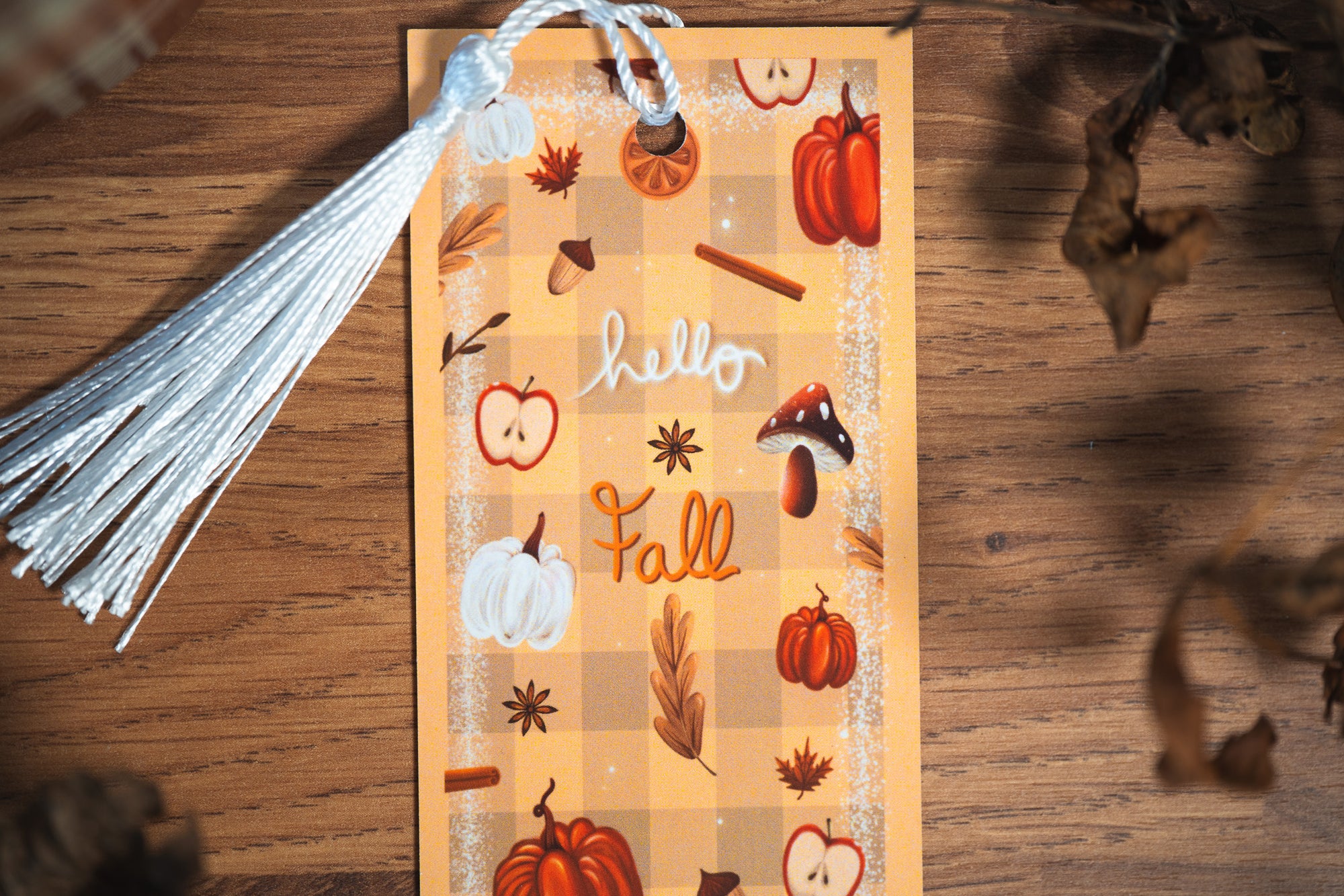 Marque page "Hello fall"