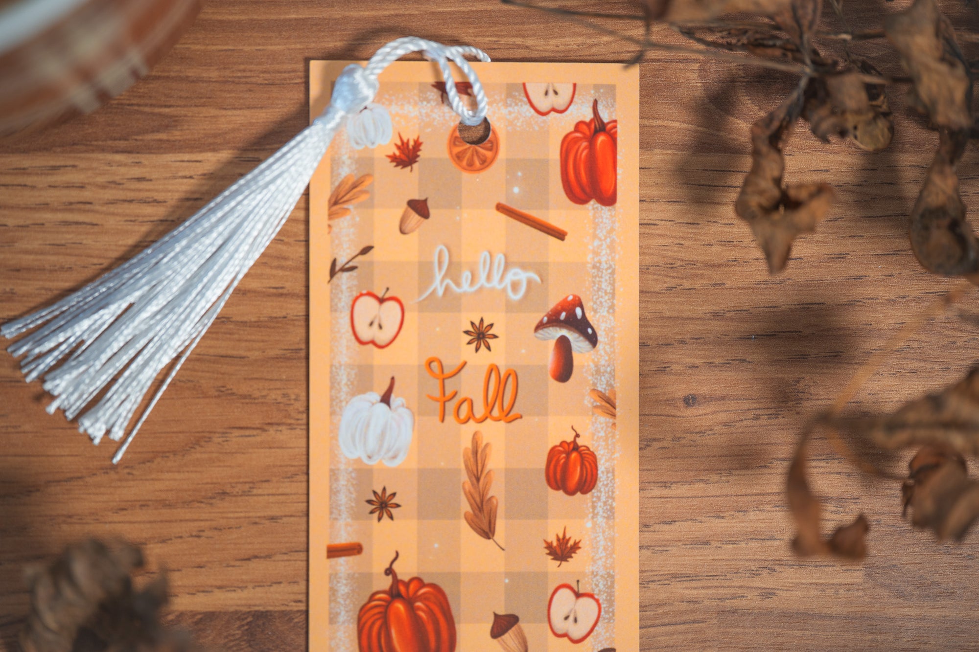 Marque page "Hello fall"