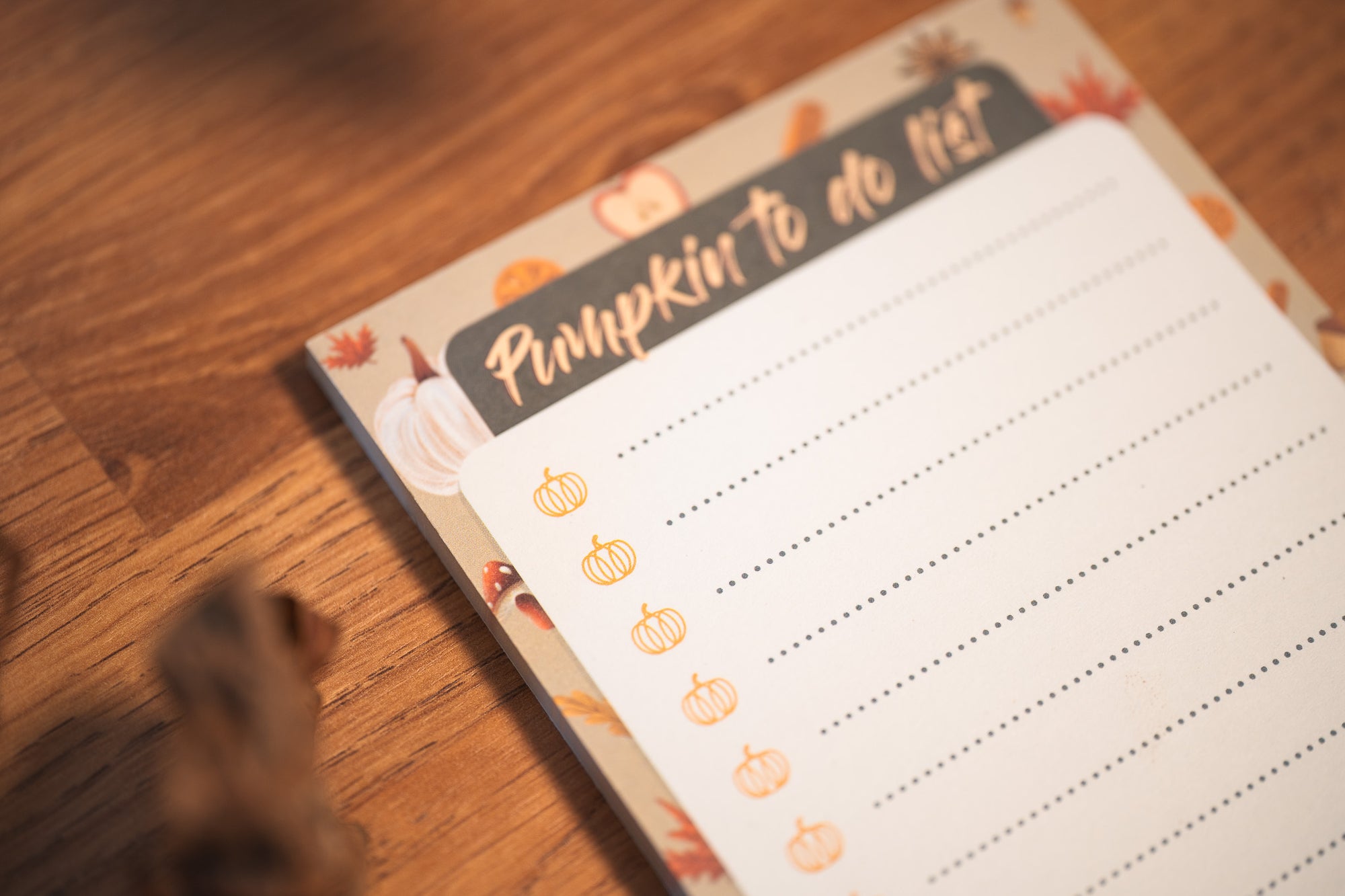 To do list "Pumpkin to do list"