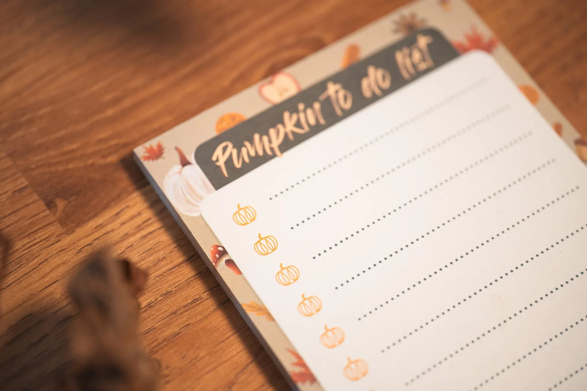 To do list "Pumpkin to do list"