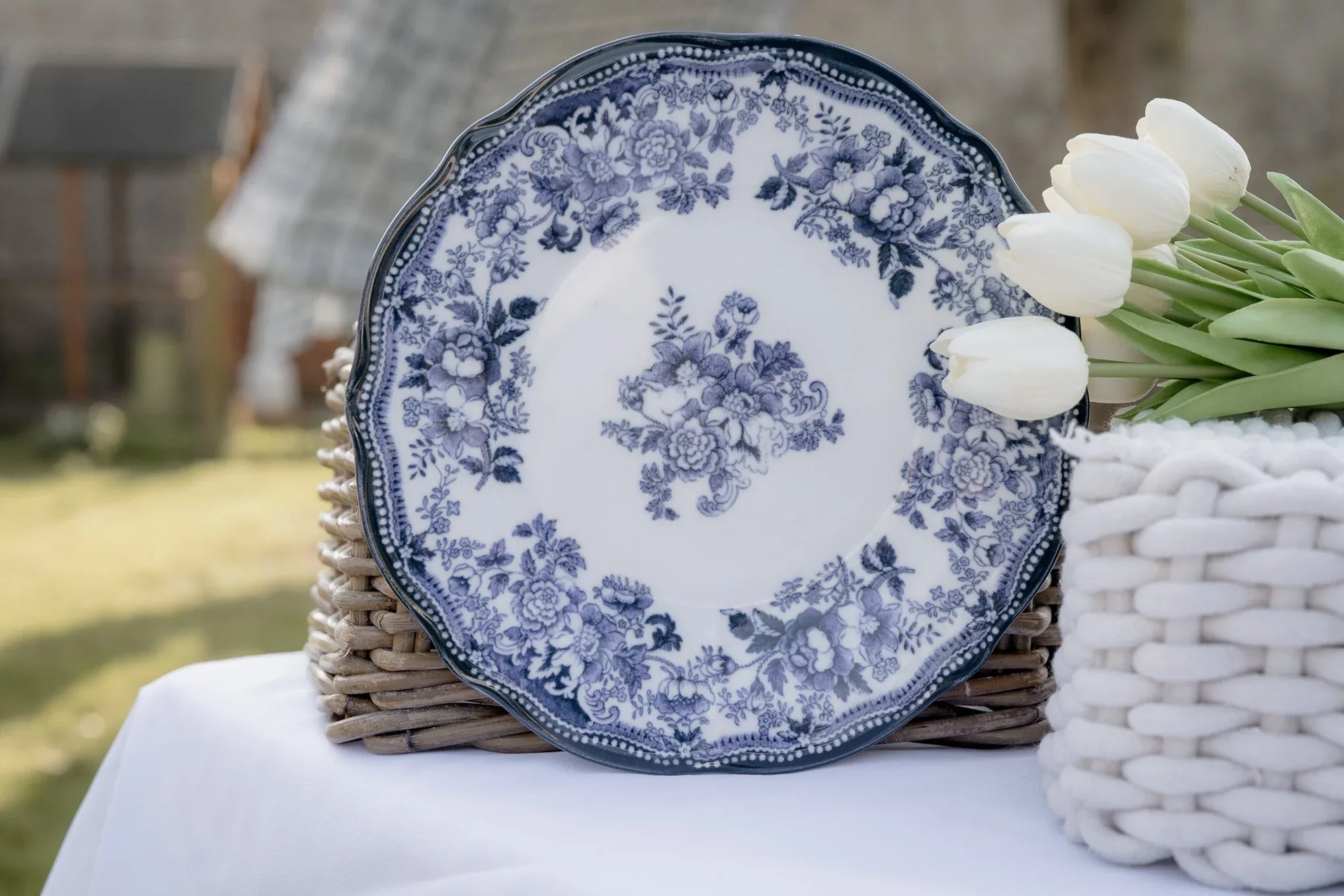 Assiette Cottage Bleue | Jardin de Faïence