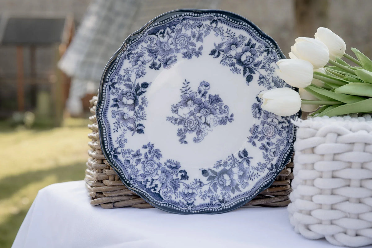 Assiette Cottage Bleue | Jardin de Faïence