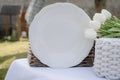 Assiette Cottage Blanche | Jardin de Faïence