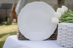 Assiette Cottage Blanche | Jardin de Faïence