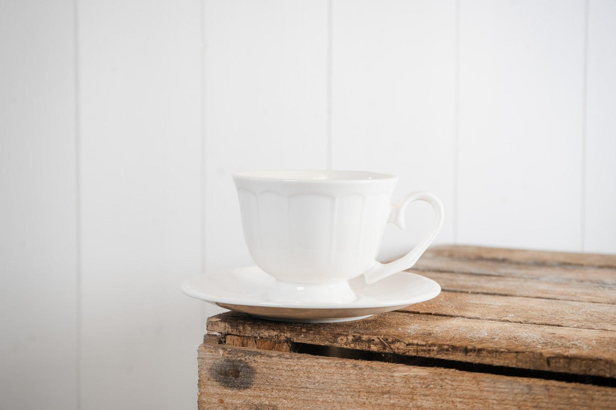 Tasse avec soucoupe | Cottage chic