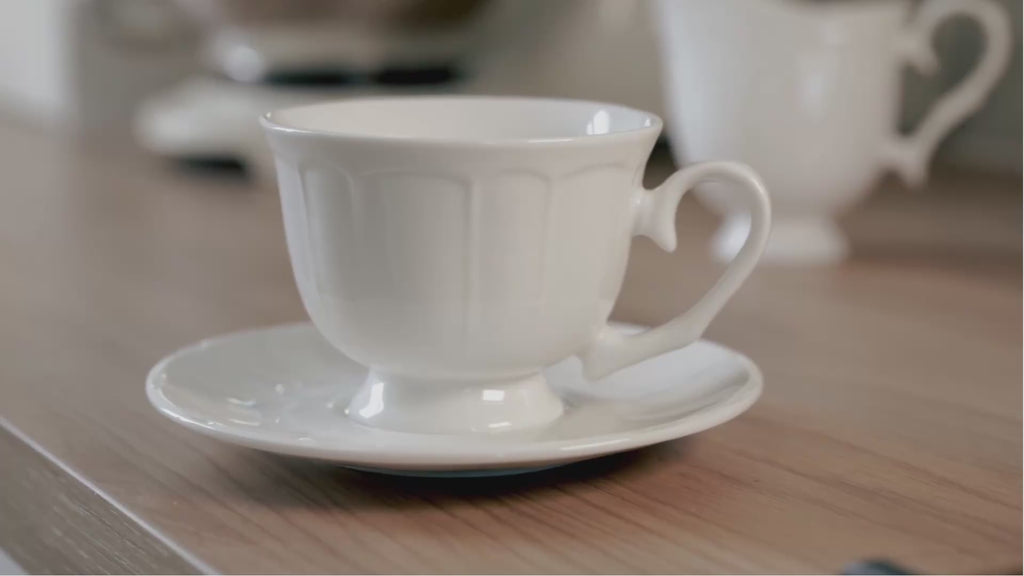 Tasse avec soucoupe | Cottage chic
