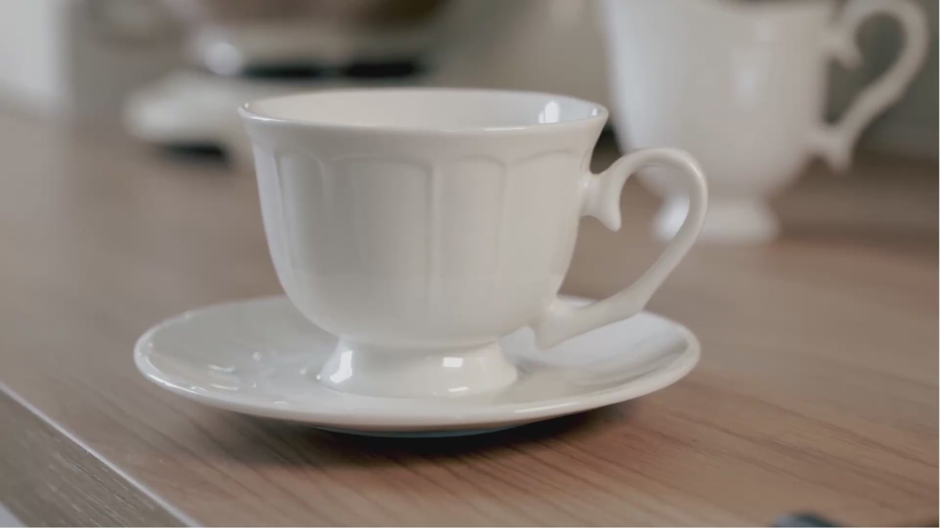 Tasse avec soucoupe | Cottage chic